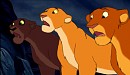 Mufasa, Simba, and Kovu