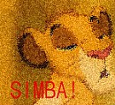 Simba behind water icon ( free to use)