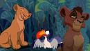 Kovu And Nala Playing 