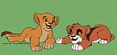 Aoru and Kiara at play