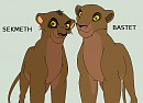 MoronXIsis twins : Sekmeth and Bastet