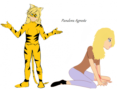 Detail Pandora Agreste/Tigra
