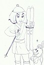  th�me premi�res neiges  Mulan part pour le ski
