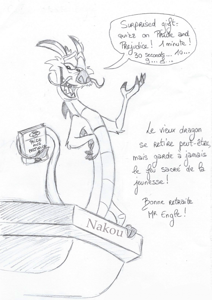 D�part � la retraite Mr Engle