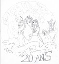 20 ans Mulan - Badge - WIP