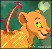 Crossover : Nala x Mushu (My BF and I)