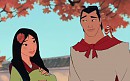 Mulan enceinte avec Shang qui attende Mushane