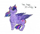 Alicorne d'Anniversaire