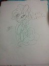 Un brouillon de Pinkie Pie