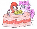 Crossover: Knuckles and Pinkie Pie
