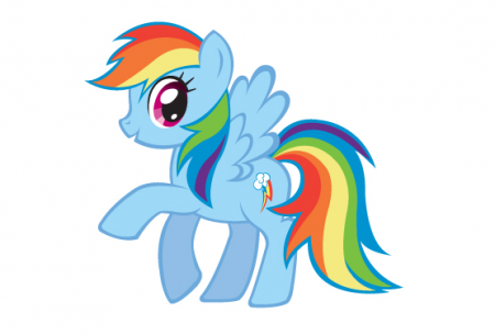 Detail Rainbow Dash
