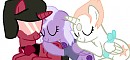 Perl, Amethyst, and Garnet 