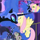 Nightmare Moon X Fluttershy
