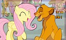 The best friends forever - Fluttershy x Simba