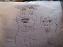 Dodger and Oliver sketch