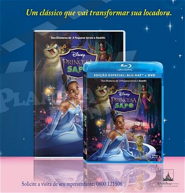 The Princess & The Frog DVD