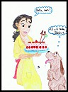 Th�me  Bon appetit , le fraisier de Tiana