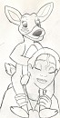Piggy Back Ride Sketch Request