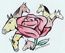 Horse Rose