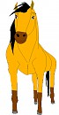Spirit drawn in Microsoft Paint