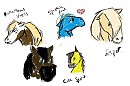 Doodle Horses