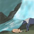 Archer's mate and her foal