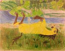 Spirit rolling in the grass