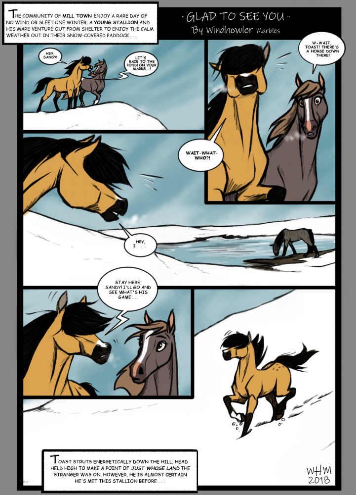 ''Glad to See You'' Page One