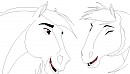 Blank horse Render 1
