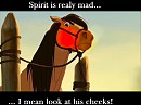 Spirit is really mad...