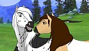 Art Trade with White Stallion