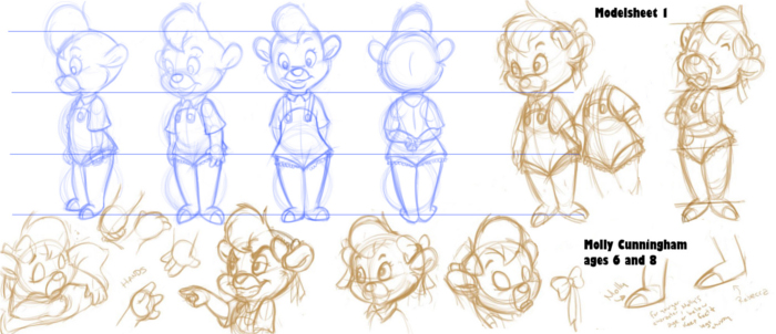 Molly modelsheet