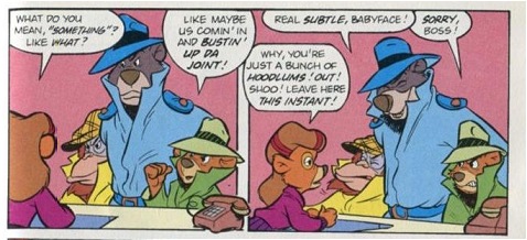 Extract from TaleSpin Comic
