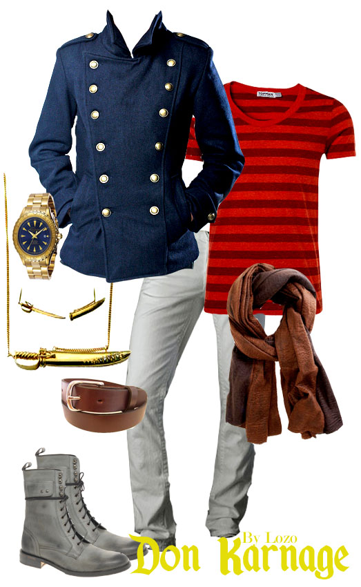 Don Karnage wardrobe