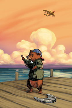 Cancelled comic cover for Kit