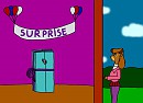Baloo fait une surprise � Rebecca