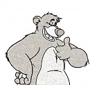 Baloo thumbs up with style