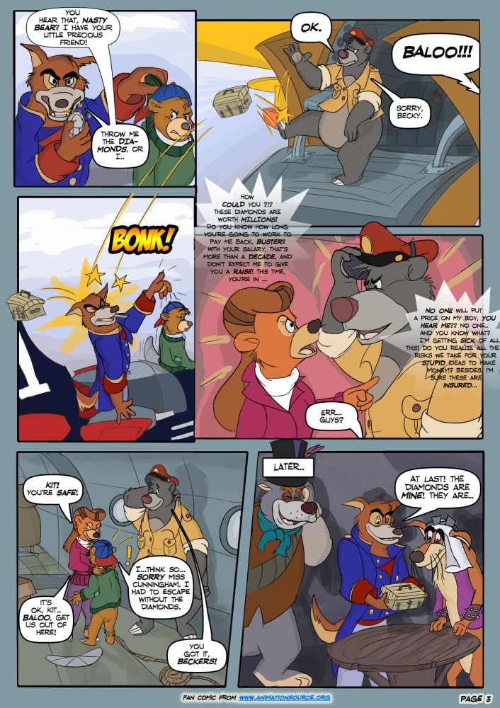 Talespin comic page 1