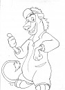 Wildcat line art