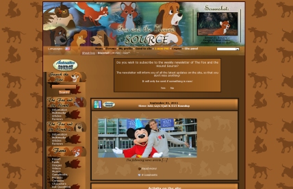 The Fox & The Hound Source fansite