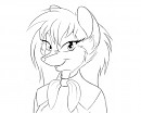Manga styled Mrs Brisby