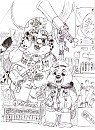 Hidden version Christmas - Gazelle and TigerDance