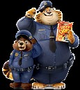 two mascot of the city center precinct one.