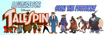 TaleSpin petition logo 1